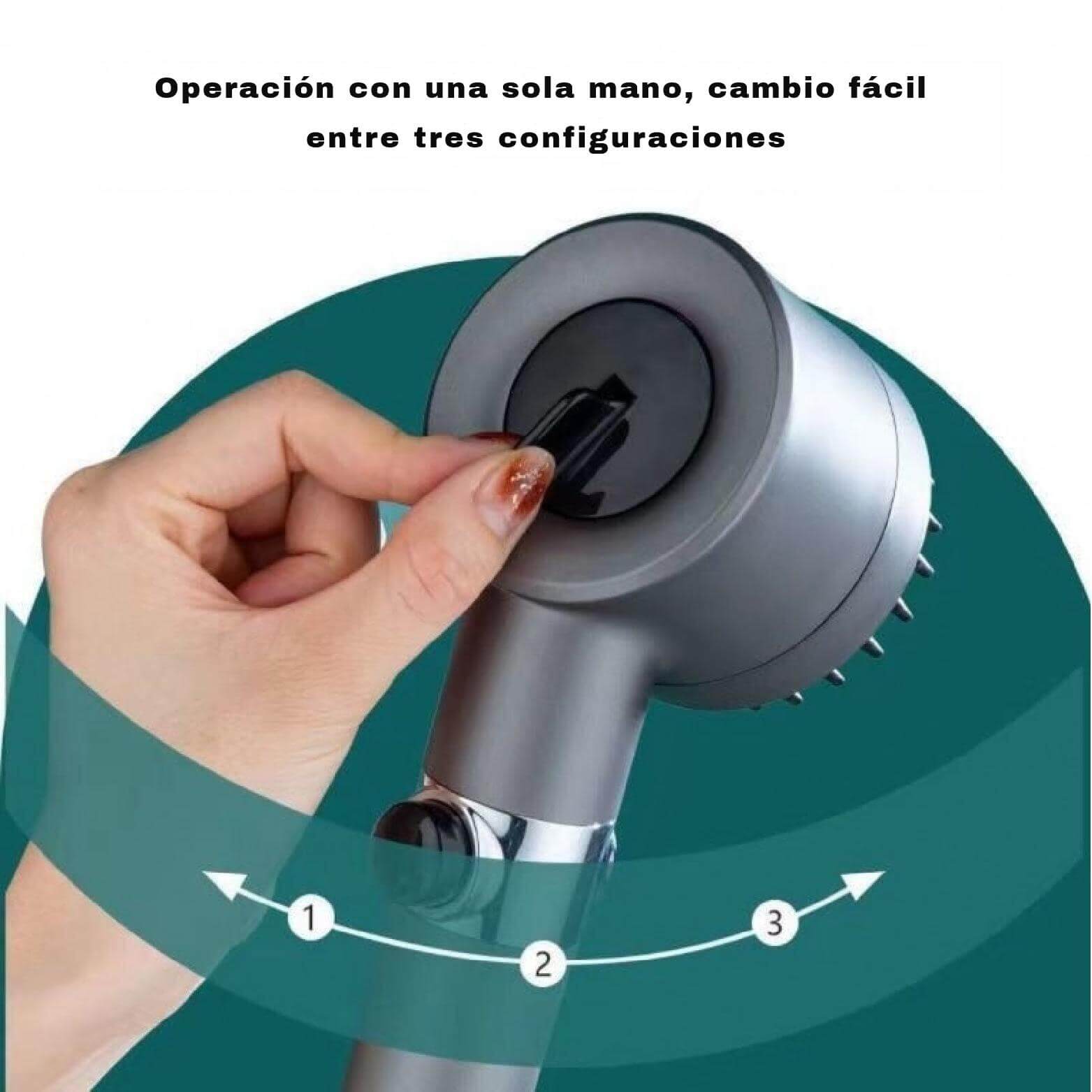 AquaWellness™ - El versátil cabezal de ducha
