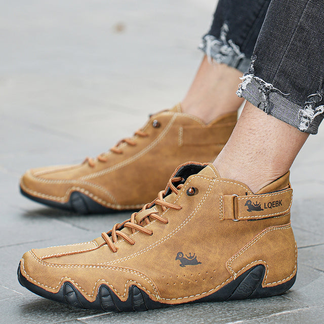 ComfortStep™ - Zapato Descalzo Antideslizante de Cuero Real con Máximo Confort