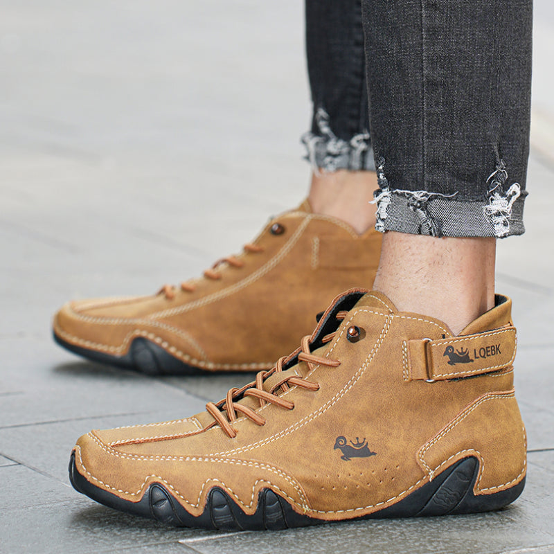 ComfortStep™ - Zapato Descalzo Antideslizante de Cuero Real con Máximo Confort