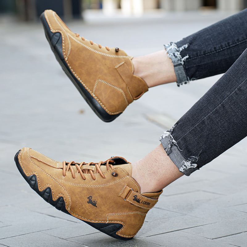 ComfortStep™ - Zapato Descalzo Antideslizante de Cuero Real con Máximo Confort