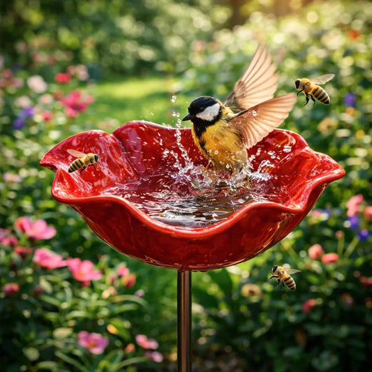50 % DE DESCUENTO | BloomNest™ Flor Metálica Artesanal – Da Vida A Tu Jardín
