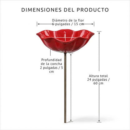50 % DE DESCUENTO | BloomNest™ Flor Metálica Artesanal – Da Vida A Tu Jardín