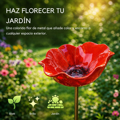 50 % DE DESCUENTO | BloomNest™ Flor Metálica Artesanal – Da Vida A Tu Jardín