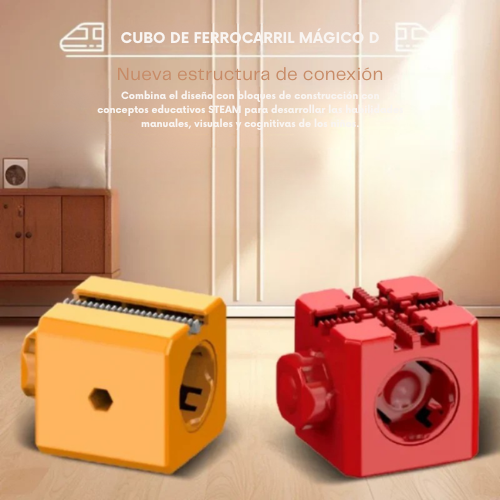 EduBuild Magnetic Track™ – Circuito de Canicas DIY Creativo y Activ