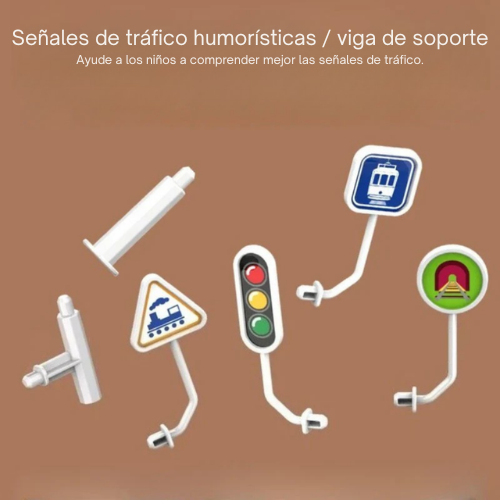 EduBuild Magnetic Track™ – Circuito de Canicas DIY Creativo y Activ