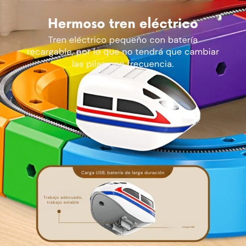EduBuild Magnetic Track™ – Circuito de Canicas DIY Creativo y Activ