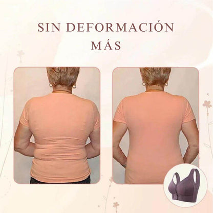 1+1 GRATIS | FrontEase™ Sujetador de Algodón con Cierre Frontal para Personas Mayores