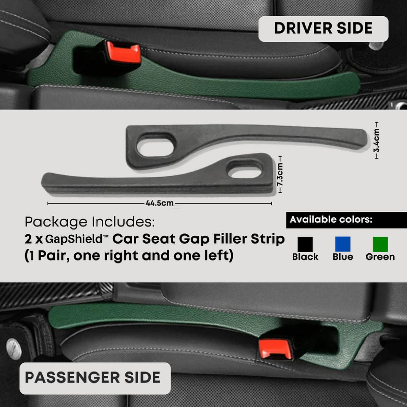 GapShield™ Relleno para la Rendija del Asiento | 1 PAR