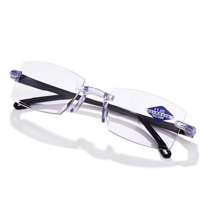 【ÚLTIMO DÍA DE REBAJAS】VisionPro™ Gafas de Lectura Antidesgaste con Alta Dureza, Filtro de Luz Azul e Inteligente Doble Enfoque