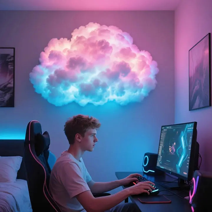SkyAura™ Lámpara de pared LED en forma de nube