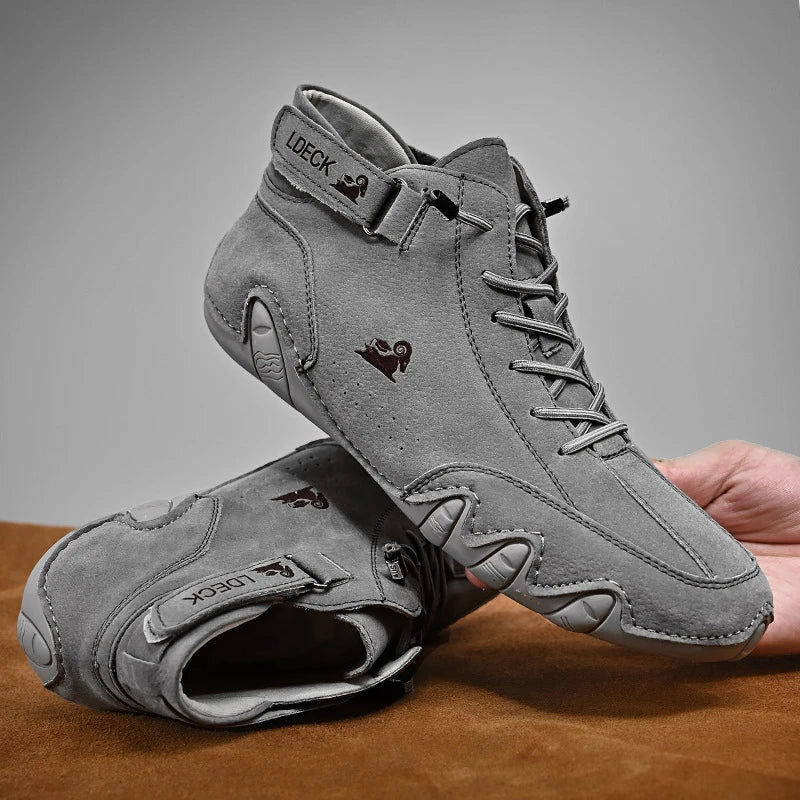 ComfortStep™ - Zapato Descalzo Antideslizante de Cuero Real con Máximo Confort