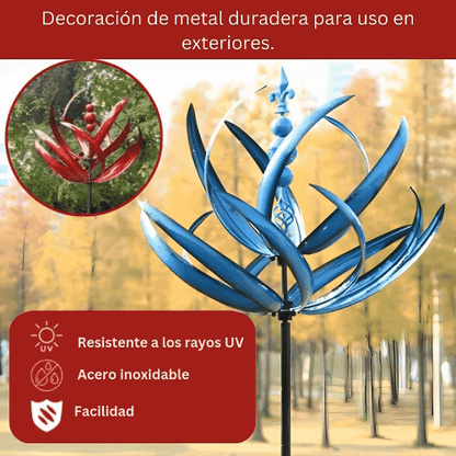 SerenitySpin™ - Disfruta la belleza del molinillo de viento Lotus