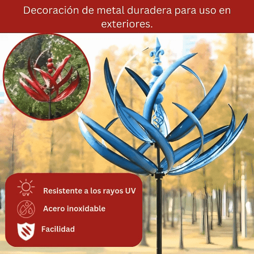 SerenitySpin™ - Disfruta la belleza del molinillo de viento Lotus