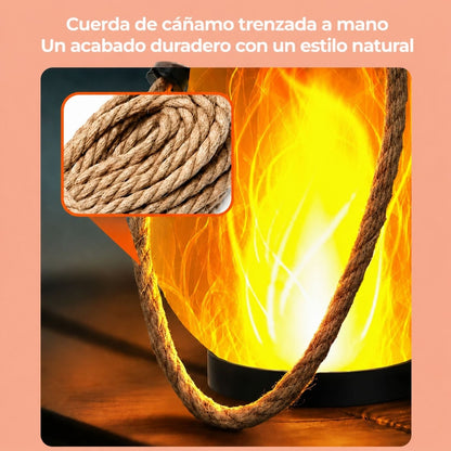 SolarFlame™ | Linterna solar con un realista efecto de llama