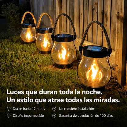 SunFlicker™ – Linterna Solar para Exterior