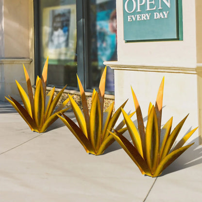 Rustic Radiant™ | Escultura Rústica de Agave Eterna e Impermeable