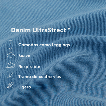 UltraStretch™ – Jeans de Cintura Alta con Extra Elasticidad y Prácticos Bolsillos