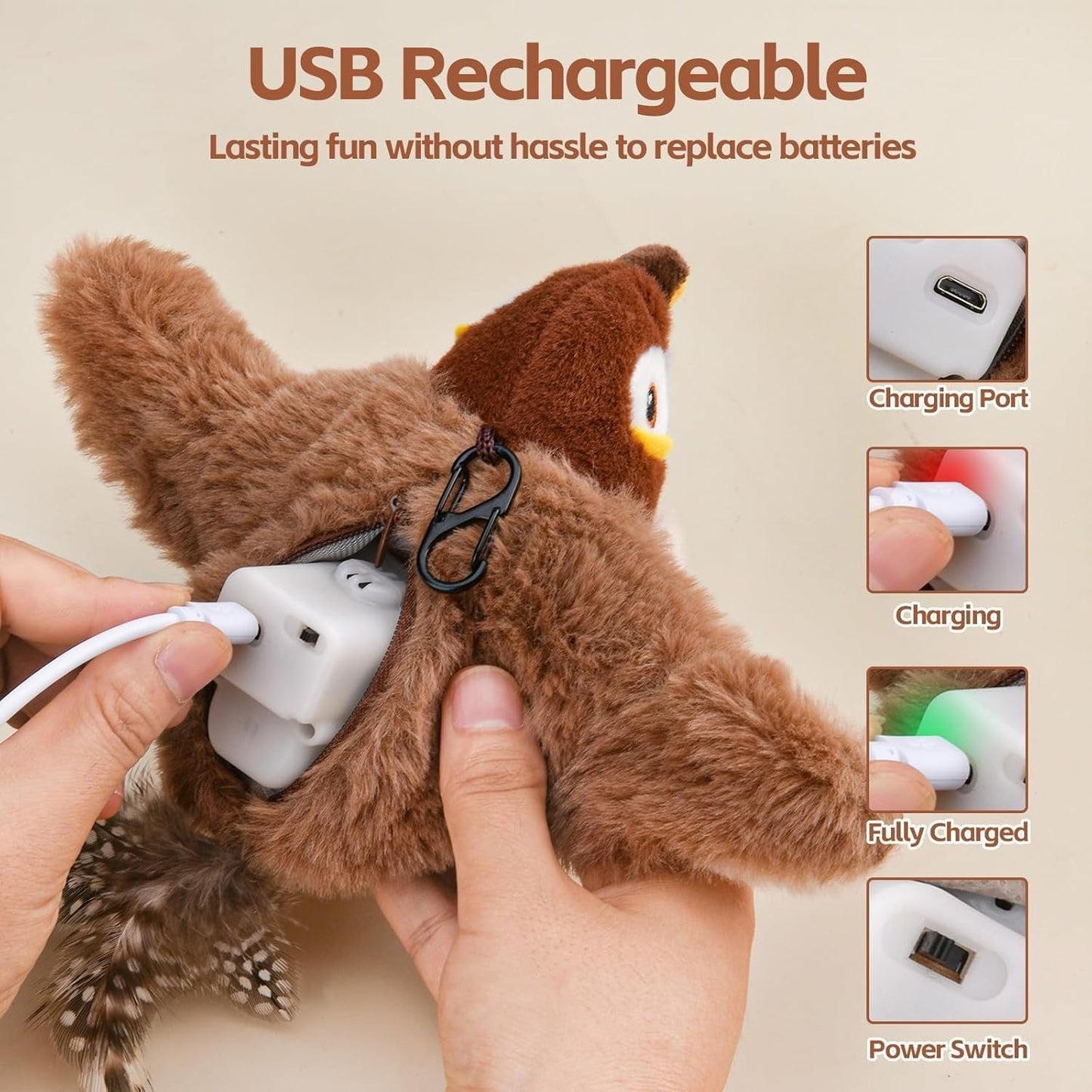 PurrChirp™ – Interactief Vogelspeeltje Voor Katten - Science Factory