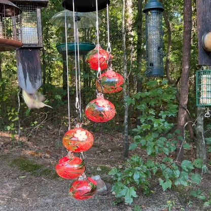 HummiChime™ | Encantadora campana de viento con comedero para colibríes