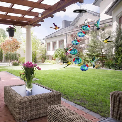 HummiChime™ | Encantadora campana de viento con comedero para colibríes