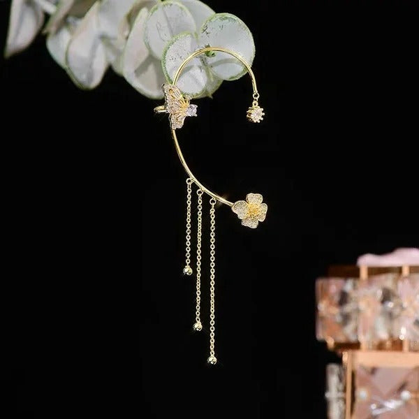 Celestelle™ – Pendientes de Mariposa y Flor con Colgantes (50% de Descuento)