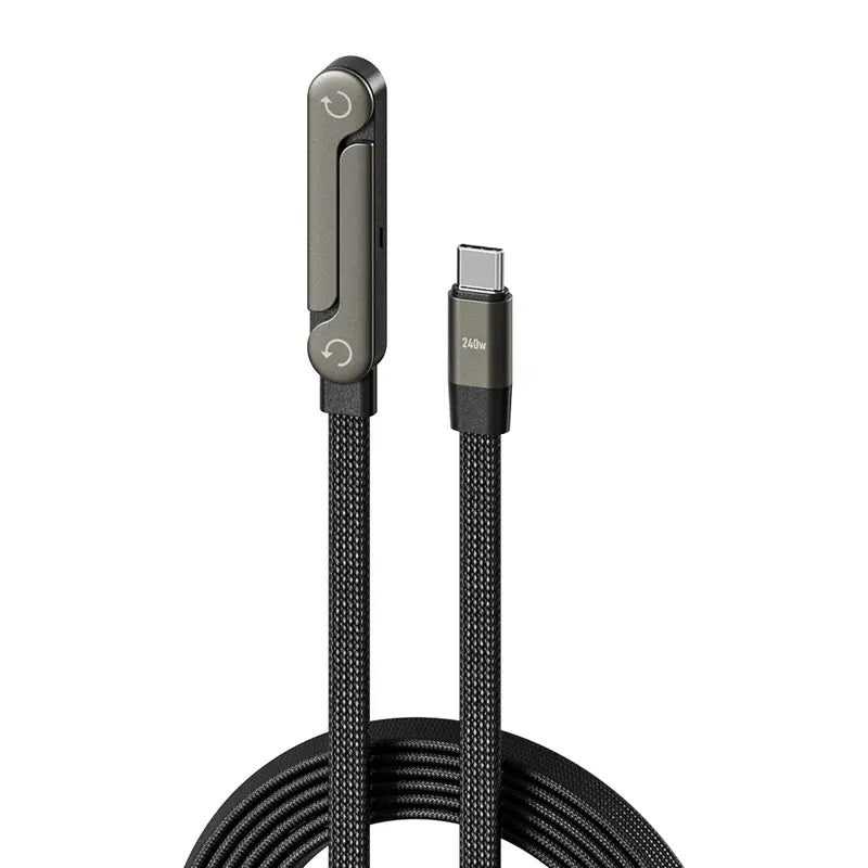 SnapCharge™ Soporte de Teléfono Invisible 2 en 1 con Cable de Carga | Carga Ultrarrápida de 240W