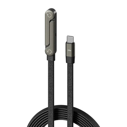 SnapCharge™ Soporte de Teléfono Invisible 2 en 1 con Cable de Carga | Carga Ultrarrápida de 240W