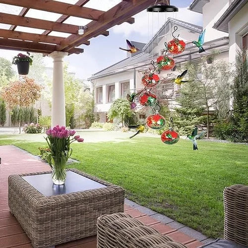HummiChime™ | Encantadora campana de viento con comedero para colibríes