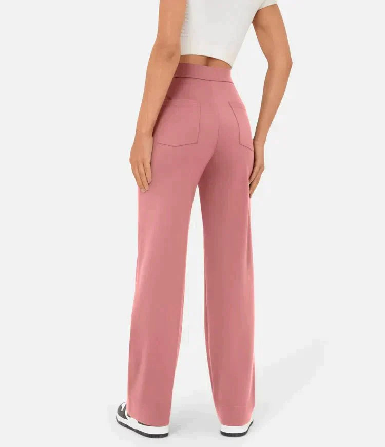 ChicFit™ | Pantalón Casual Elástico de Cintura Alta