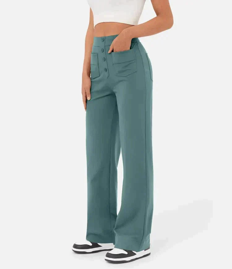 ChicFit™ | Pantalón Casual Elástico de Cintura Alta