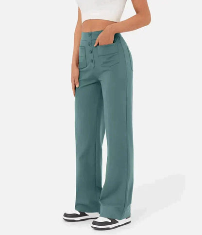 ChicFit™ | Pantalón Casual Elástico de Cintura Alta