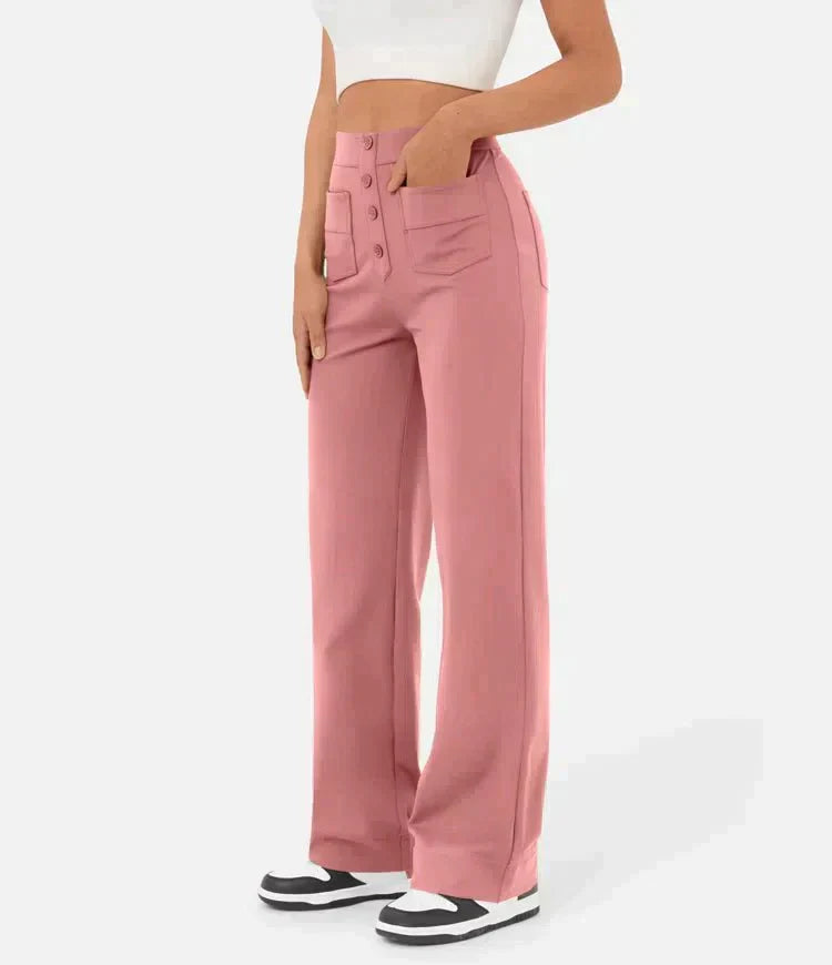 ChicFit™ | Pantalón Casual Elástico de Cintura Alta