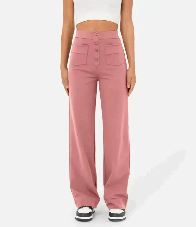ChicFit™ | Pantalón Casual Elástico de Cintura Alta