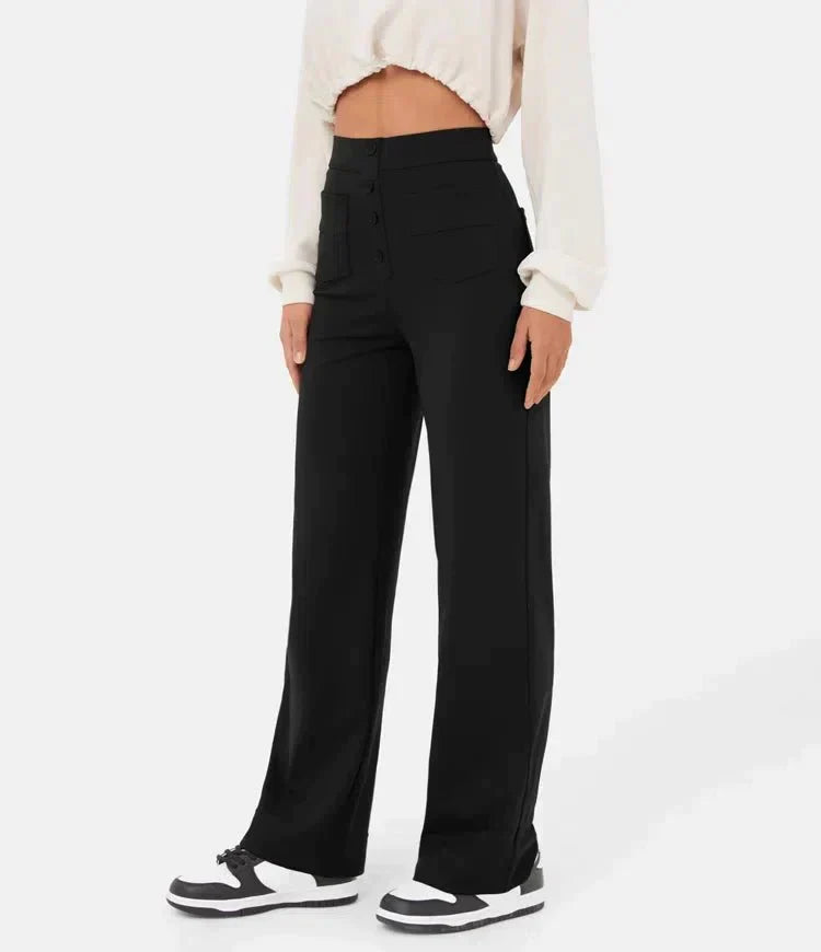ChicFit™ | Pantalón Casual Elástico de Cintura Alta
