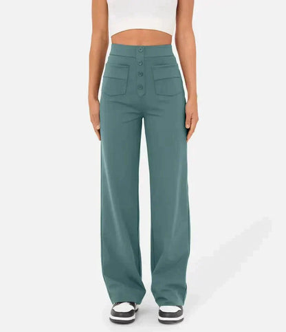 ChicFit™ | Pantalón Casual Elástico de Cintura Alta