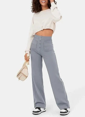 ChicFit™ | Pantalón Casual Elástico de Cintura Alta