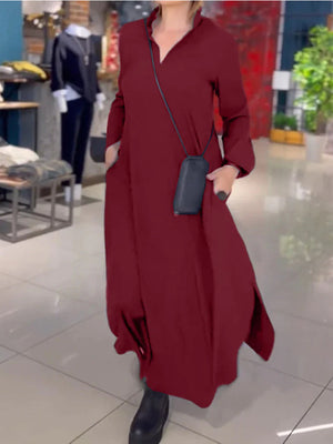Elise™ – Elegante en comfortabele lange jurk