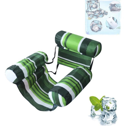 FloatZen™ | Sillón flotante inflable con asiento de malla y respaldo ajustable