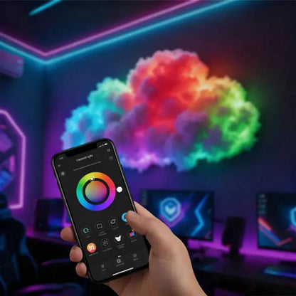 SkyAura™ Lámpara de pared LED en forma de nube