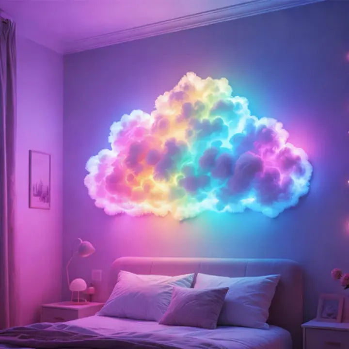 SkyAura™ Lámpara de pared LED en forma de nube