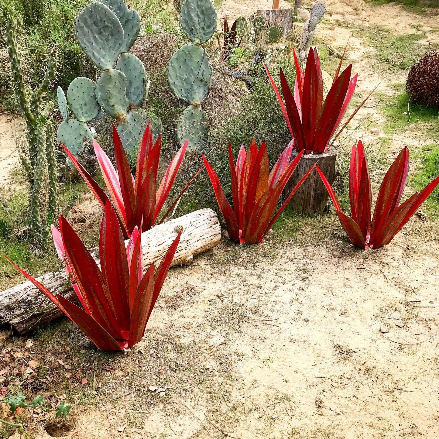 Rustic Radiant™ | Escultura Rústica de Agave Eterna e Impermeable