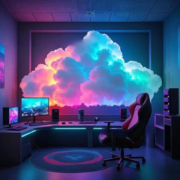 SkyAura™ Lámpara de pared LED en forma de nube
