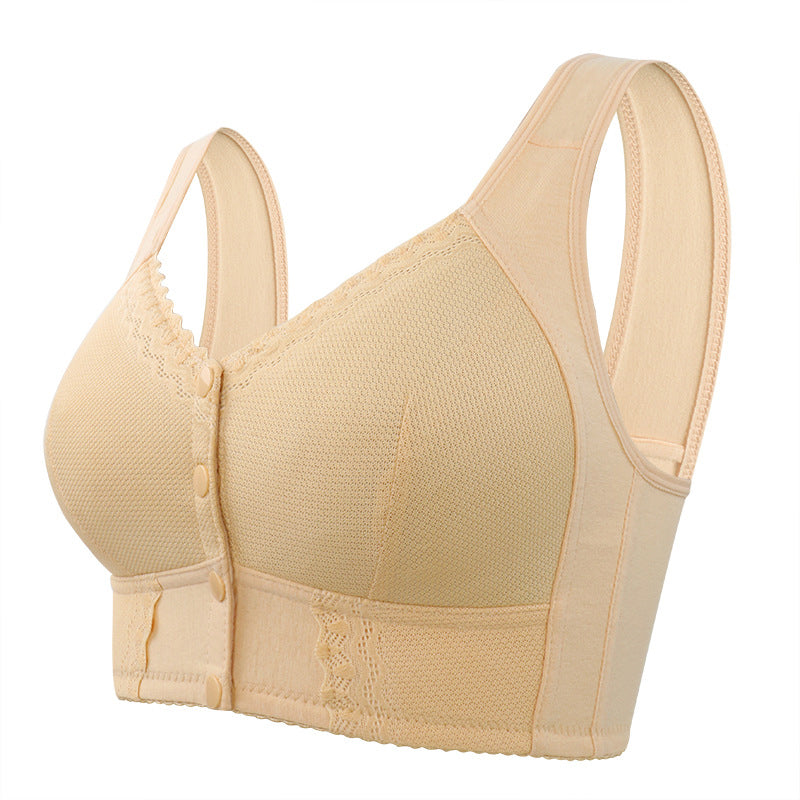 1+1 GRATIS | FrontEase™ Sujetador de Algodón con Cierre Frontal para Personas Mayores