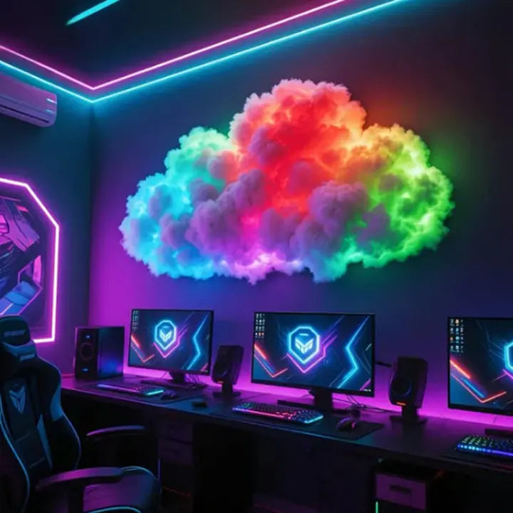 SkyAura™ Lámpara de pared LED en forma de nube