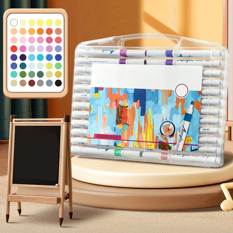 AcryliGlow™ | Set de Rotuladores Acrílicos (24 Colores)