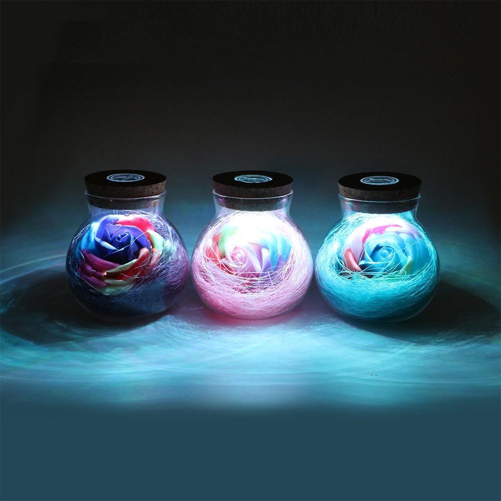 Rosa en una Botella | Iluminación - Science Factory ES