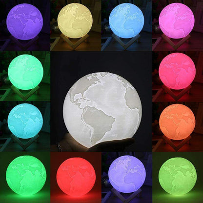 Luz Nocturna de la Tierra (Color) | Iluminación - Science Factory ES