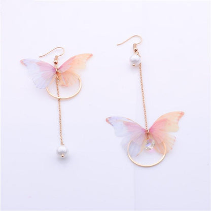 Mariposa Pendientes de Perlas (Luz) - Science Factory ES