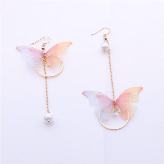 Mariposa Pendientes de Perlas (Luz) - Science Factory ES