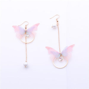 Mariposa Pendientes de Perlas (Luz) - Science Factory ES